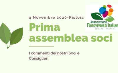 Prima Assemblea Florovivaisti Italiani – Mini interviste ai soci