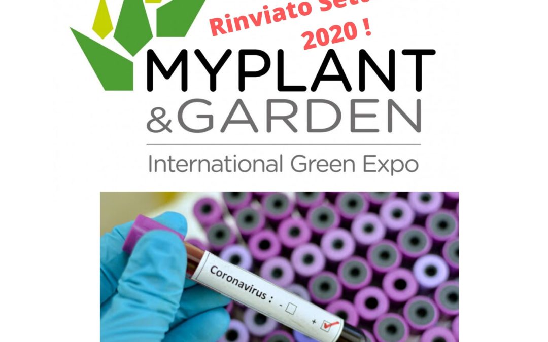 Rinvio della Fiera Myplant & Garden a Settembre 2020